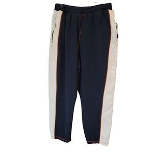 Rocawear Lounge Pants Men's Large Blue Orange Stripe Embroidered Logo Activewear